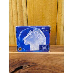 Cristal D'Arques Lion Paperweight